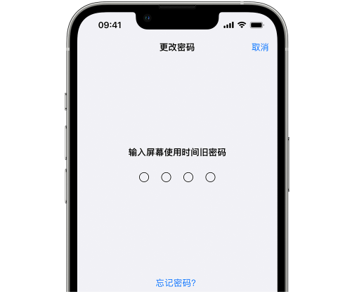 抱罗镇iPhone屏幕维修分享iPhone屏幕使用时间密码忘记了怎么办 