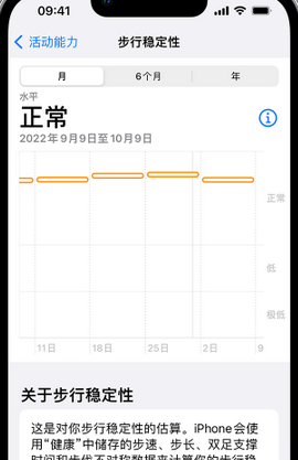 抱罗镇iPhone手机维修如何在iPhone开启'步行稳定性通知'