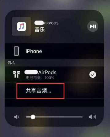 抱罗镇苹果14音频维修点分享iPhone14音频共享设置方法 